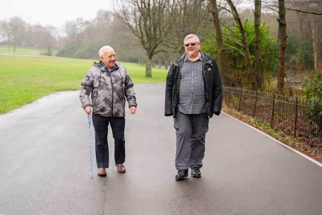 Residents at Gilmerton Neuro Care Centre
