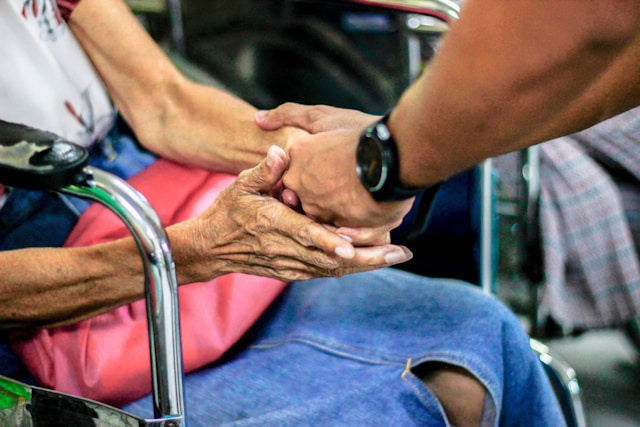 Residents at Gilmerton Neuro Care Centre