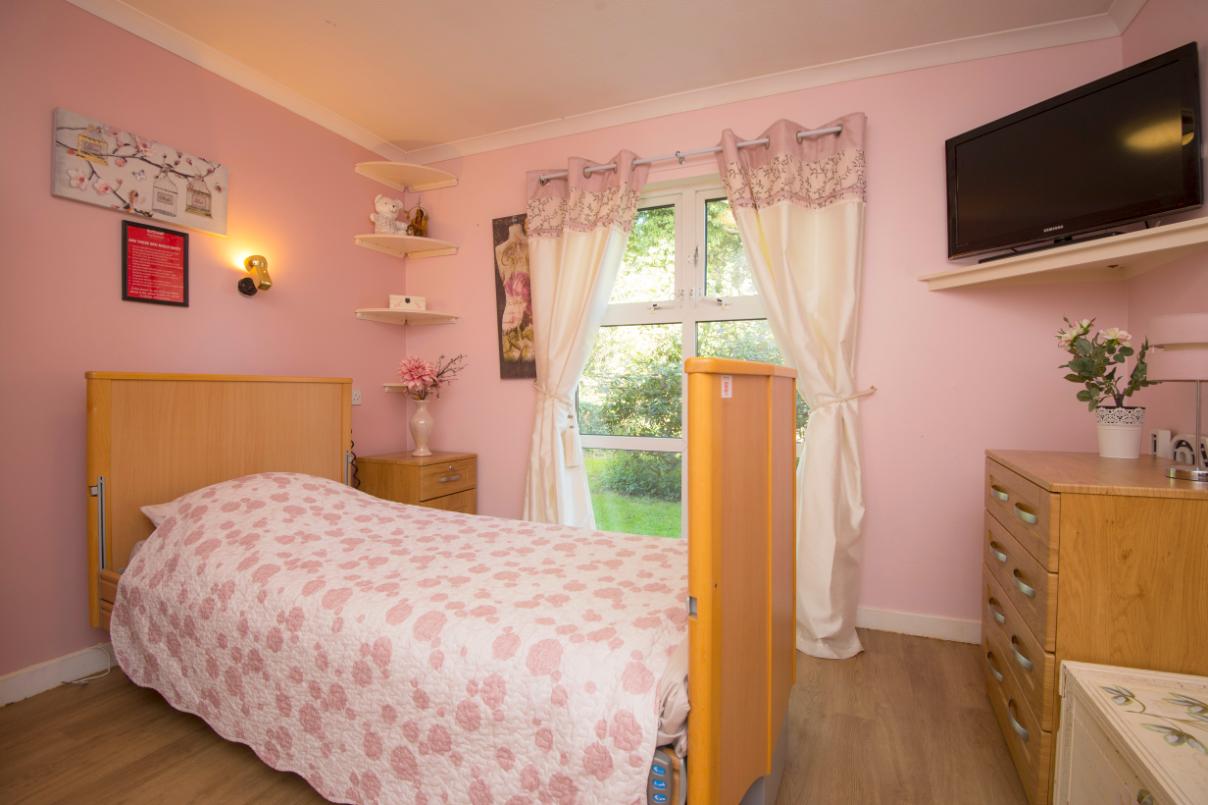 Bedroom at Gilmerton Neuro Centre