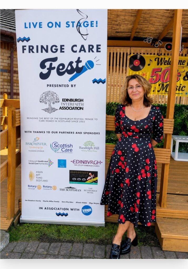 fringe care fest outdoor banner
